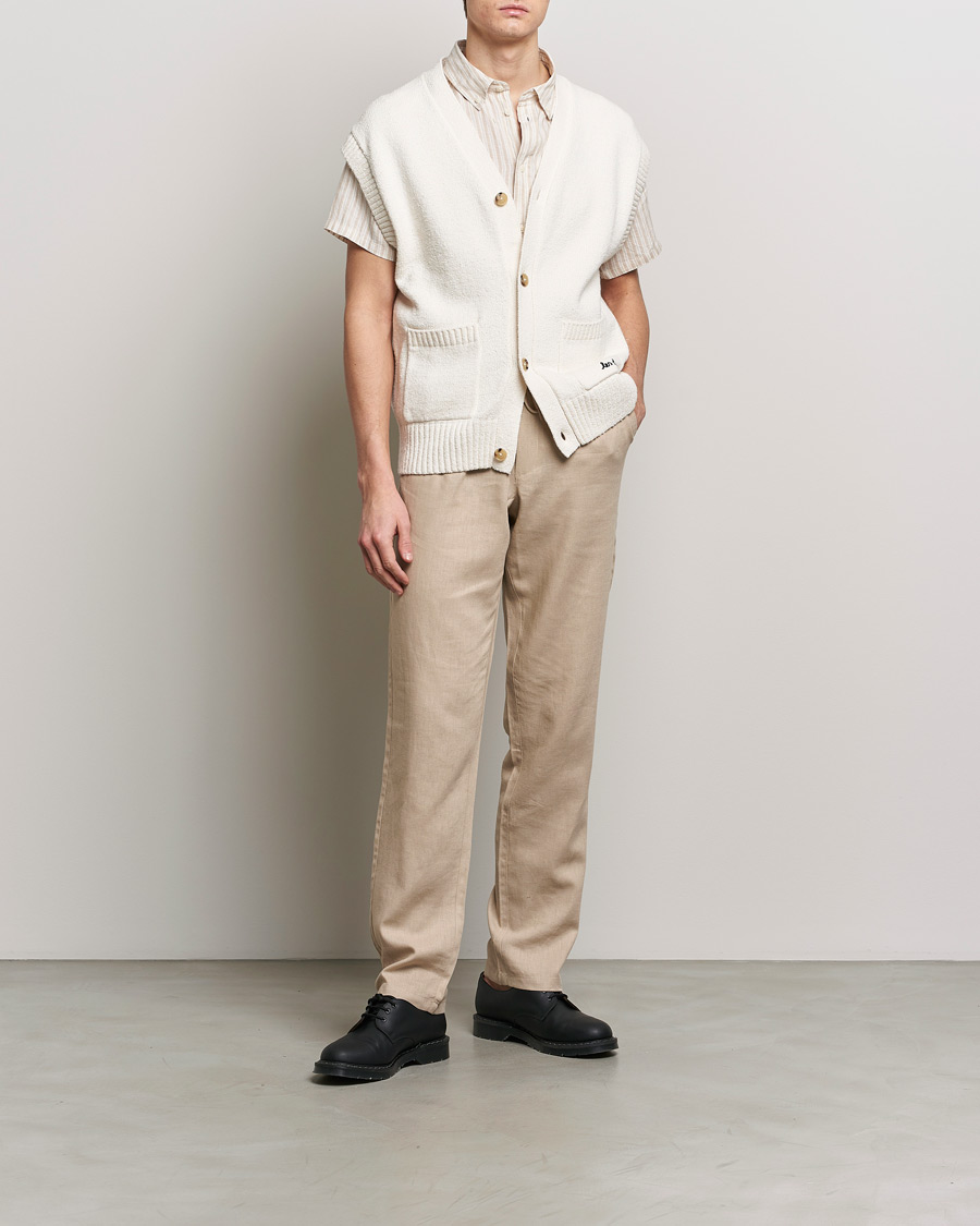 Homme | Pantalons | LES DEUX | Patrick Linen Pants Light Desert Sand