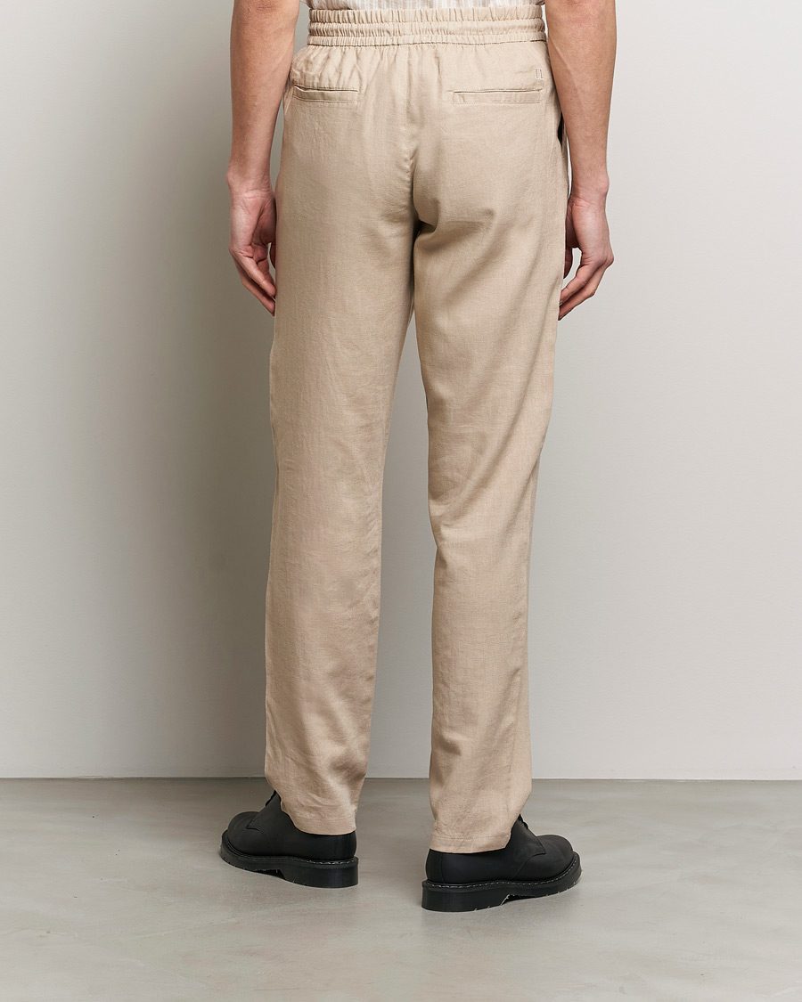 Homme | Pantalons | LES DEUX | Patrick Linen Pants Light Desert Sand
