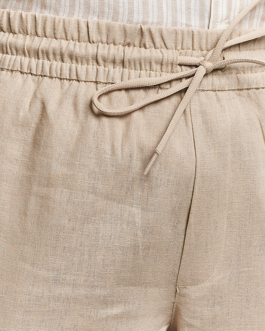 Homme | Pantalons | LES DEUX | Patrick Linen Pants Light Desert Sand