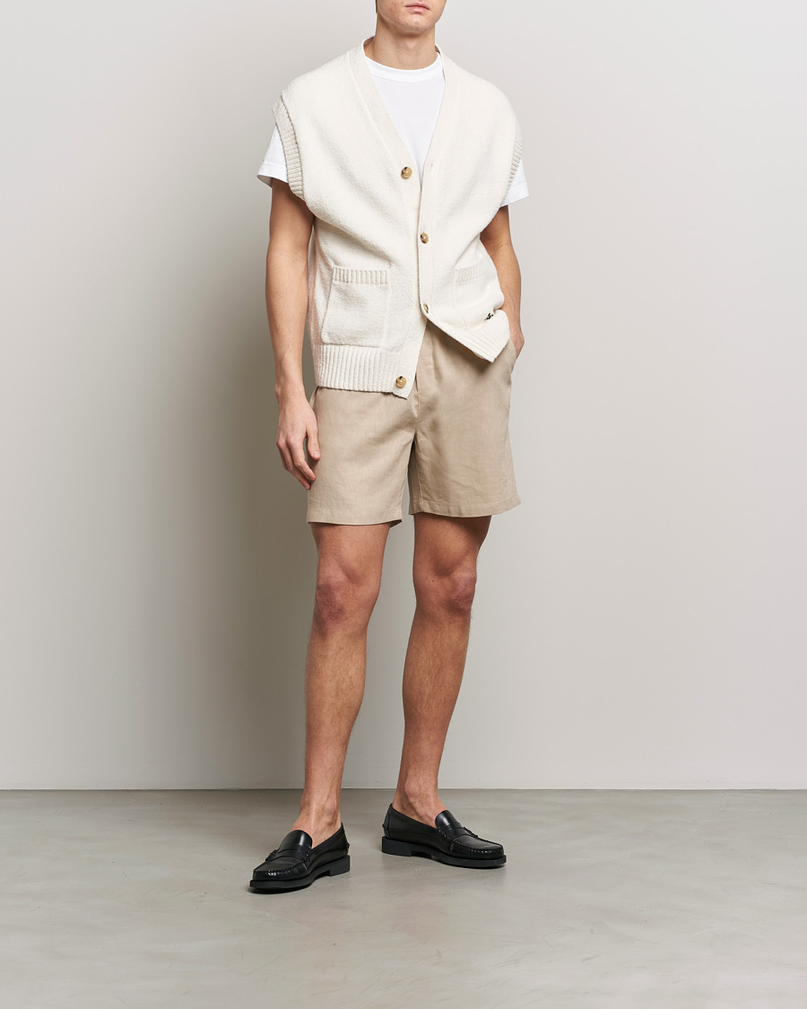 Homme | Shorts | LES DEUX | Otto Linen Shorts Light Desert Sand