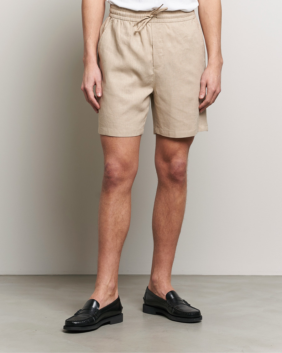 Homme | Shorts En Lin | LES DEUX | Otto Linen Shorts Light Desert Sand