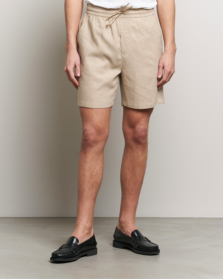 Homme | Shorts | LES DEUX | Otto Linen Shorts Light Desert Sand