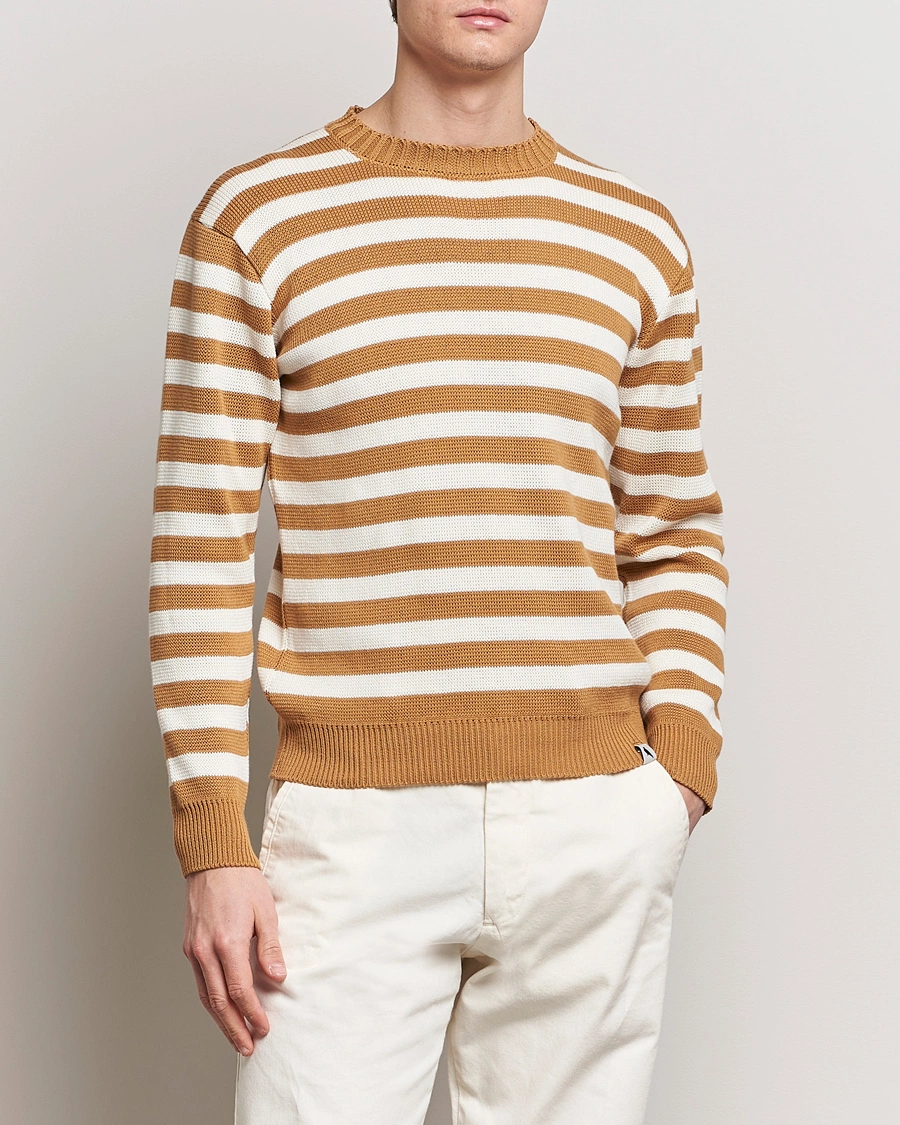 Homme | Sections | Peregrine | Richmond Organic Cotton Sweater Amber