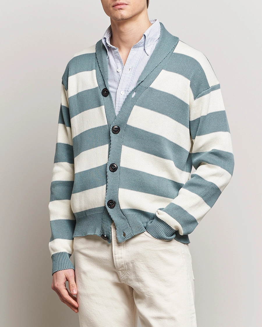 Homme | Vêtements | Peregrine | Richmond Organic Cotton Cardigan Lovat