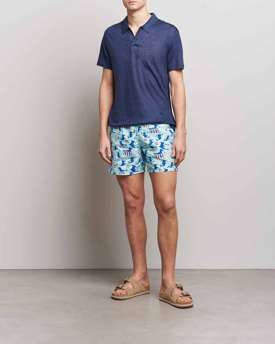 Homme | Maillots De Bain | Vilebrequin | Moorea Printed Swimshorts Thalessa