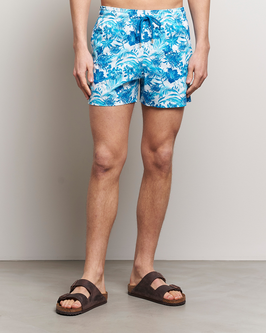 Homme | Vêtements | Vilebrequin | Moorise Printed Swimshorts Blanc