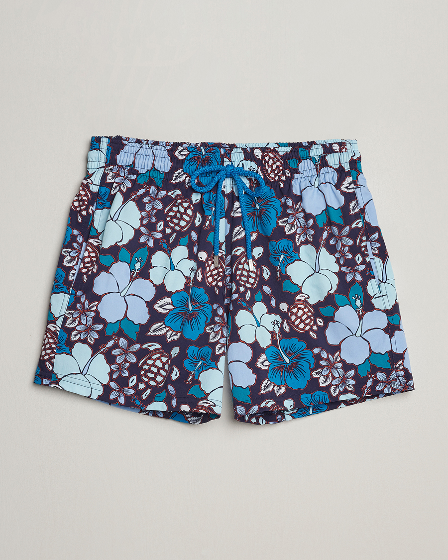 Homme | Maillots De Bain | Vilebrequin | Moorise Printed Swimshorts Minuit