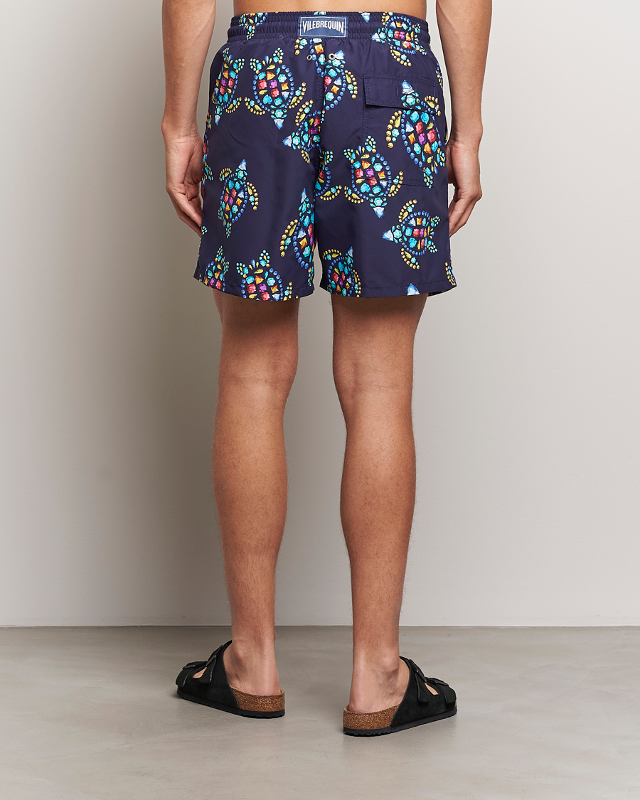 Homme | Maillots De Bain | Vilebrequin | Moorea Printed Swimshorts Minuit