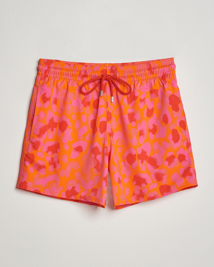 Homme | Maillots De Bain | Vilebrequin | Moorise Printed Swimshorts Abricot