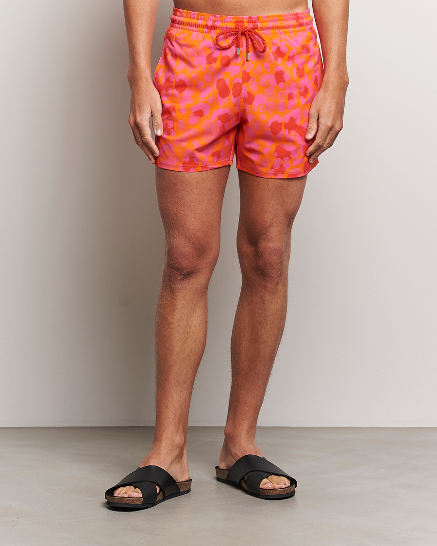 Homme | Maillots De Bain | Vilebrequin | Moorise Printed Swimshorts Abricot