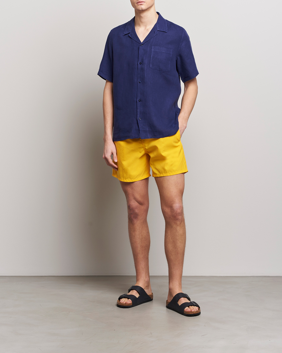 Homme | Chemises | Vilebrequin | Carhli Resort Short Sleeve Shirt Minuit
