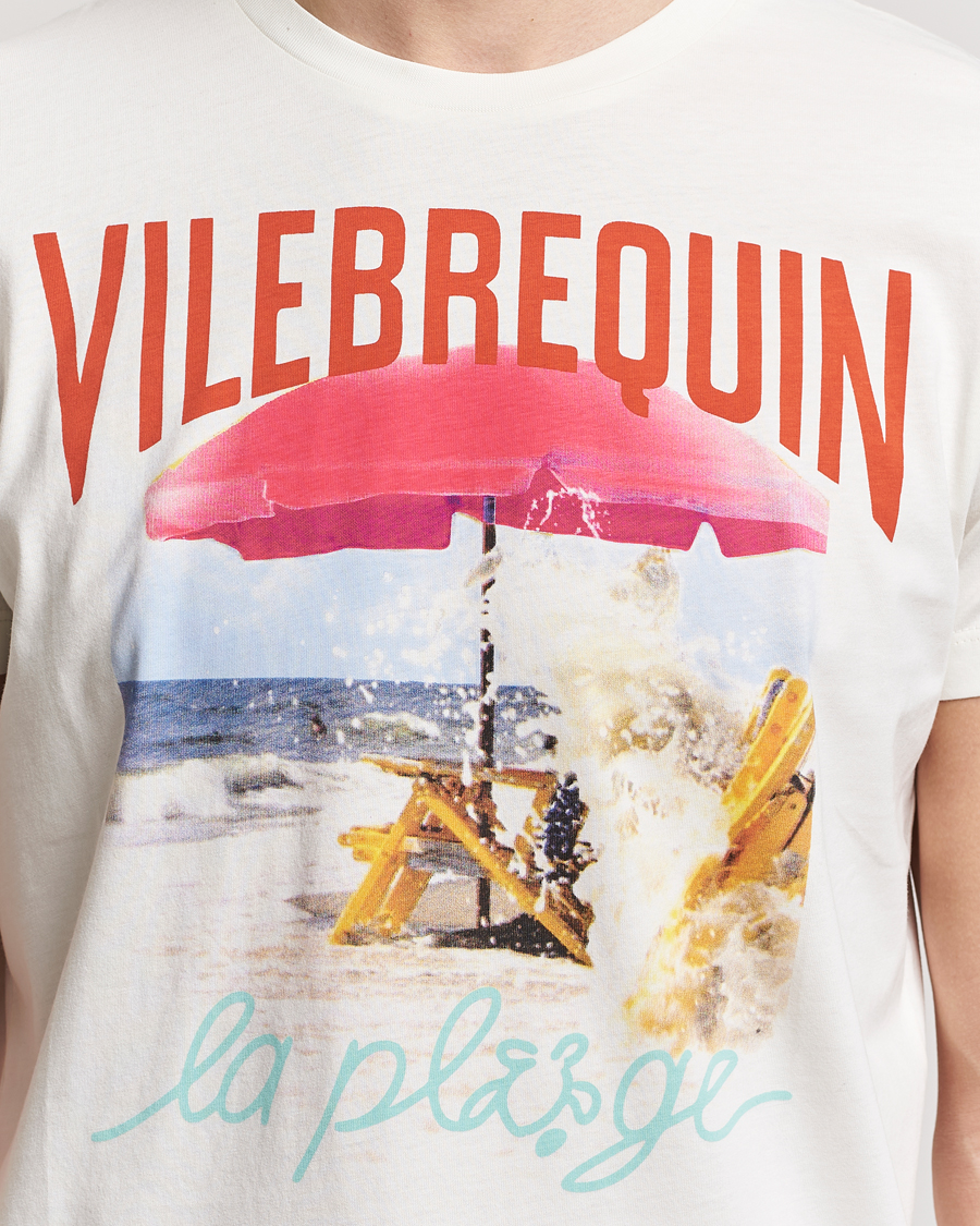 Homme | T-shirts | Vilebrequin | Portisol Printed Crew Neck T-Shirt Off White