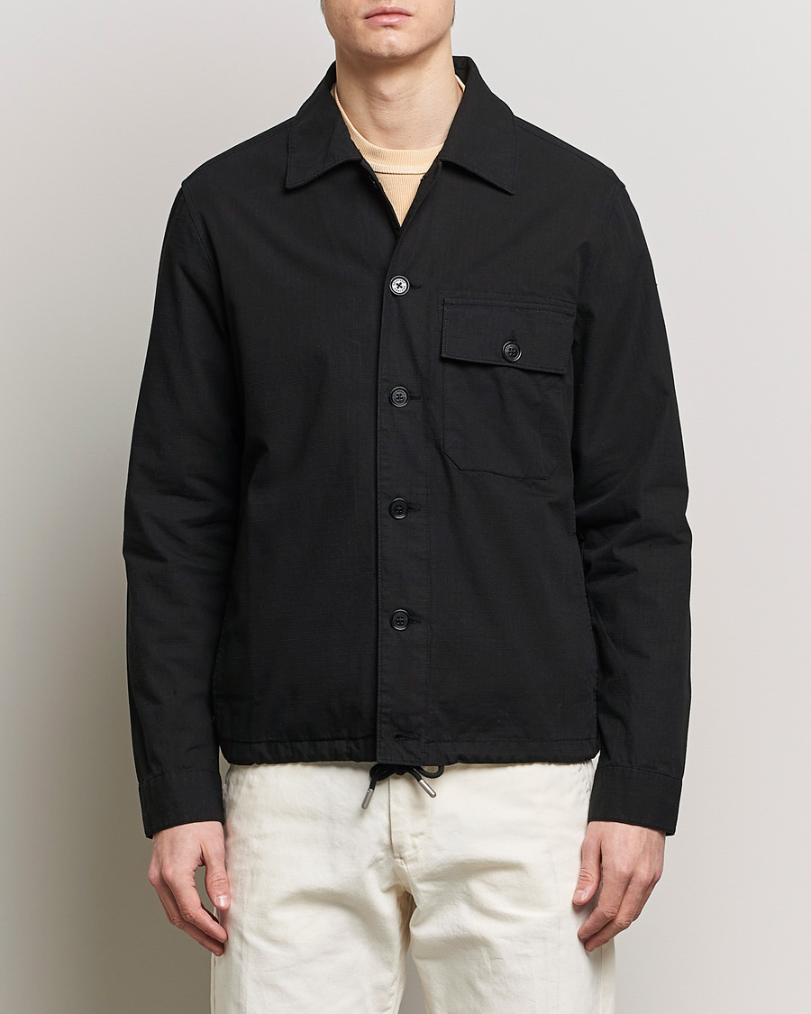 Homme | Manteaux Et Vestes | Belstaff | Guley Ripstop Overshirt Black