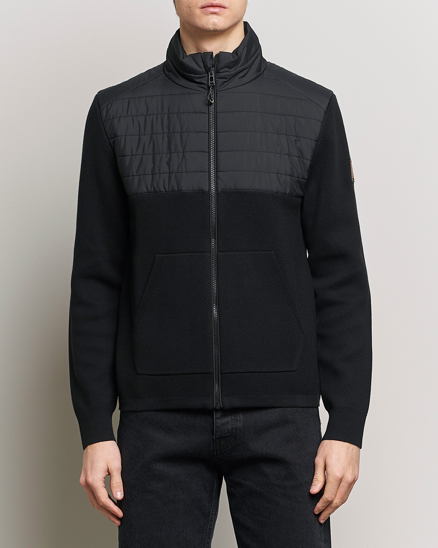 Homme | Pulls Et Tricots | Belstaff | Venture Hybrid Full Zip Black