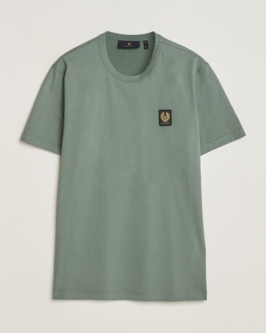 Homme | T-shirts | Belstaff | Cotton Logo T-Shirt Mineral Green