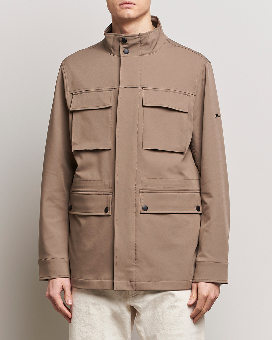 Homme | Soldes Vêtements | J.Lindeberg | Ripley 4-Way Stretch Field Jacket Walnut