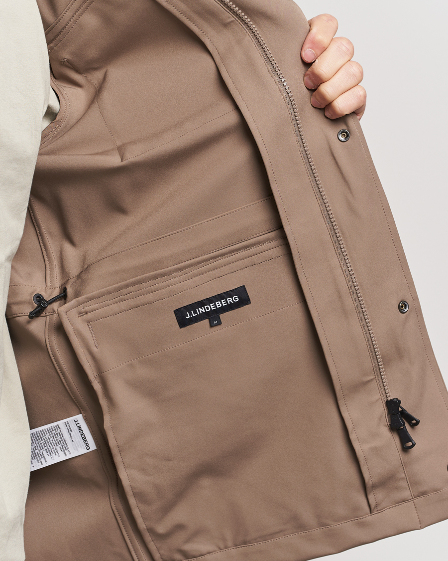 Homme | Manteaux Et Vestes | J.Lindeberg | Ripley 4-Way Stretch Field Jacket Walnut