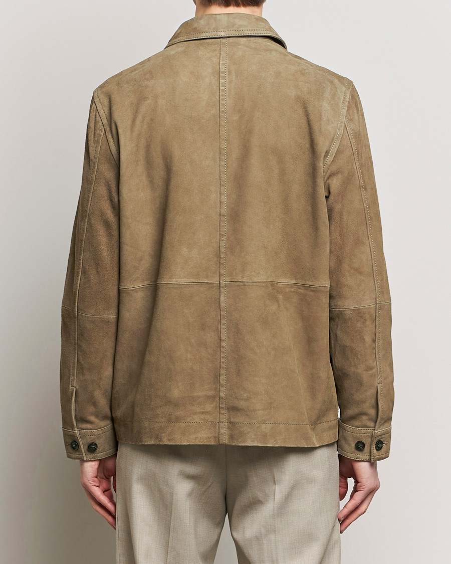 Homme | Manteaux Et Vestes | J.Lindeberg | Walt Suede Jacket Walnut