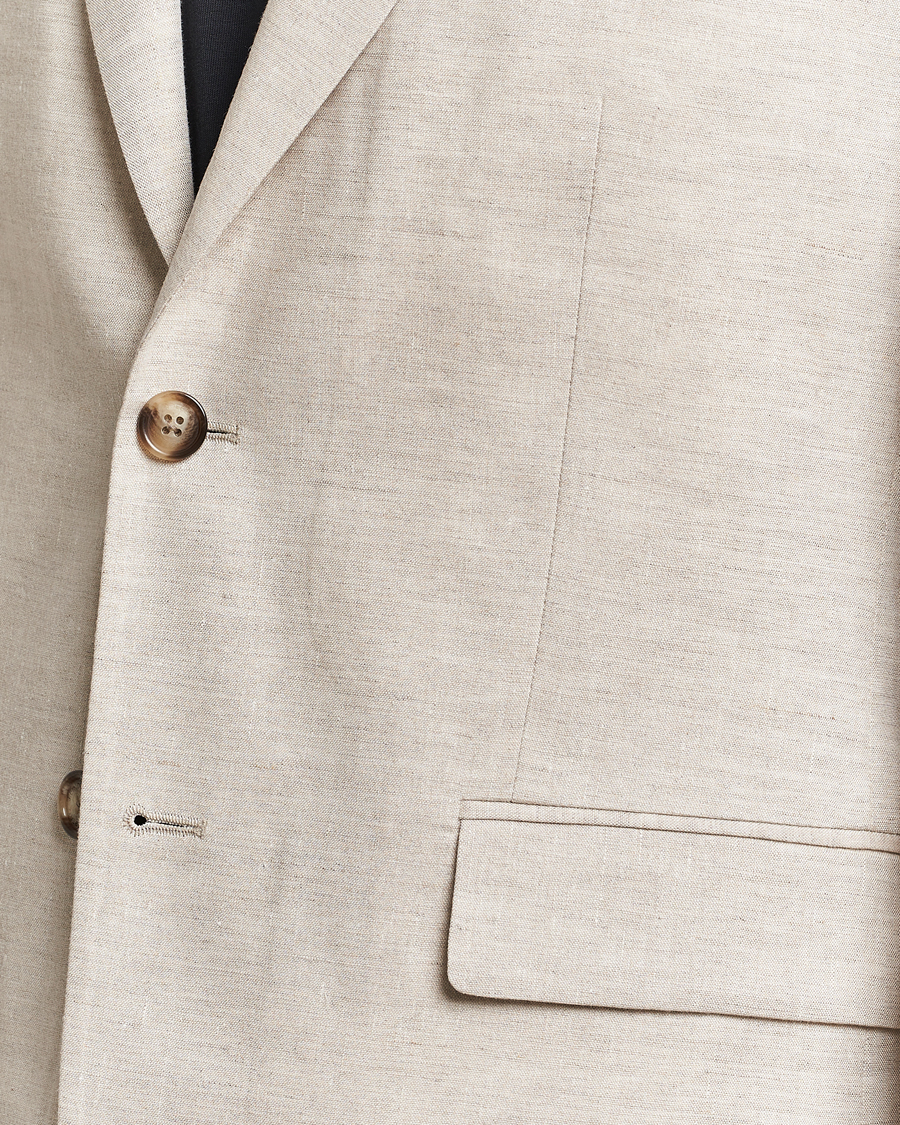 Homme | Blazers | J.Lindeberg | Hopper Super Linen Blazer Moonbeam