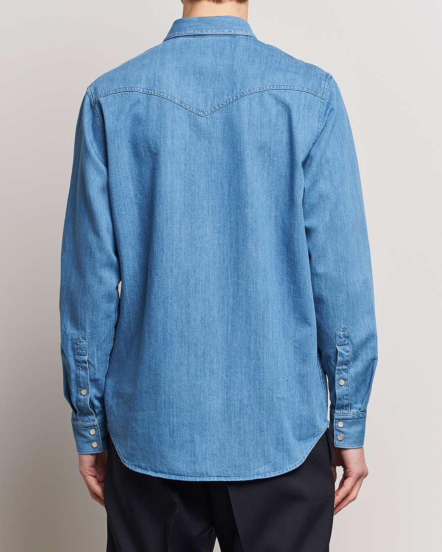 Homme | Chemises | J.Lindeberg | Carson Denim Shirt Bijou Blue