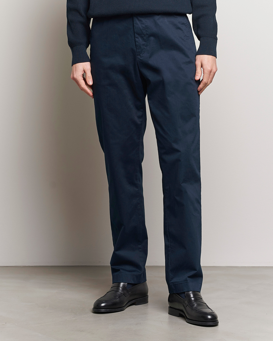 Homme | Pantalons | J.Lindeberg | Lois Cloud Satin Pants Navy