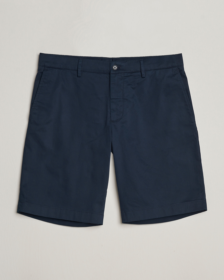 Homme | Shorts | J.Lindeberg | Nathan Cloud Satin Shorts Navy