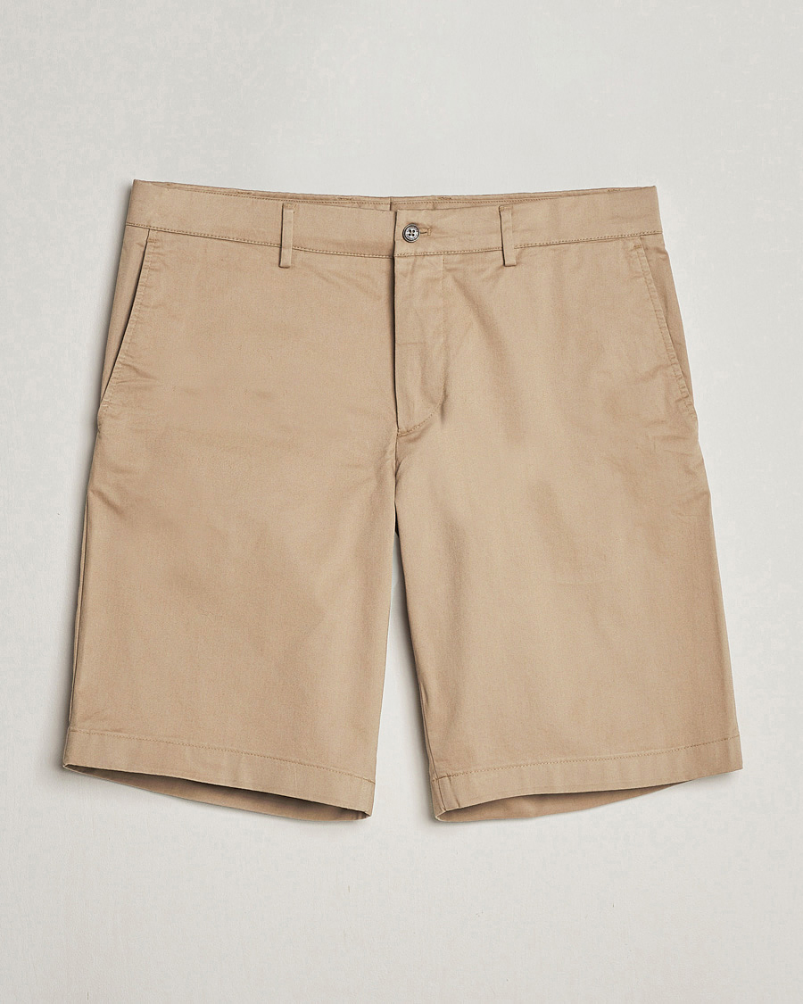 Homme | Shorts | J.Lindeberg | Nathan Cloud Satin Shorts Batique Khaki
