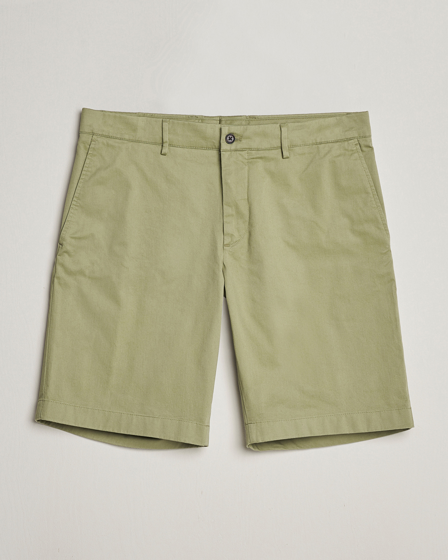 Homme | Shorts | J.Lindeberg | Nathan Cloud Satin Shorts Oil Green