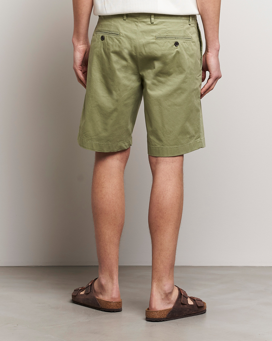 Homme | Shorts | J.Lindeberg | Nathan Cloud Satin Shorts Oil Green