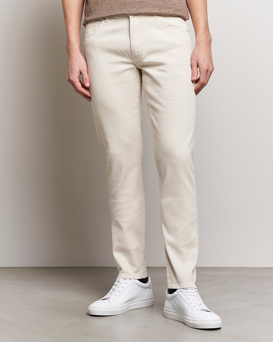 Homme |  | J.Lindeberg | Jay Twill Slim Stretch 5-Pocket Trousers Moonbeam