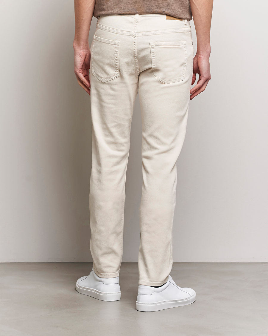 Homme | Pantalons | J.Lindeberg | Jay Twill Slim Stretch 5-Pocket Trousers Moonbeam