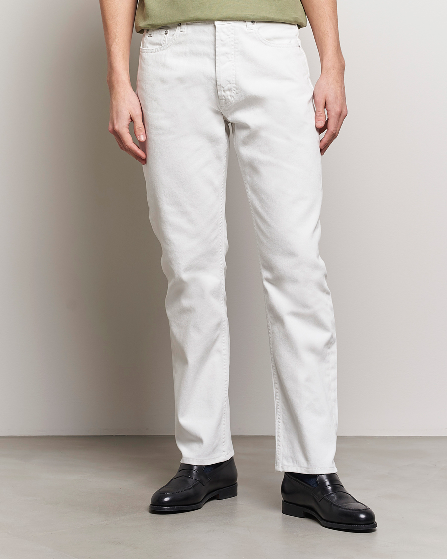 Homme | Jeans Blancs | J.Lindeberg | Cody Solid Regular Jeans Cloud White