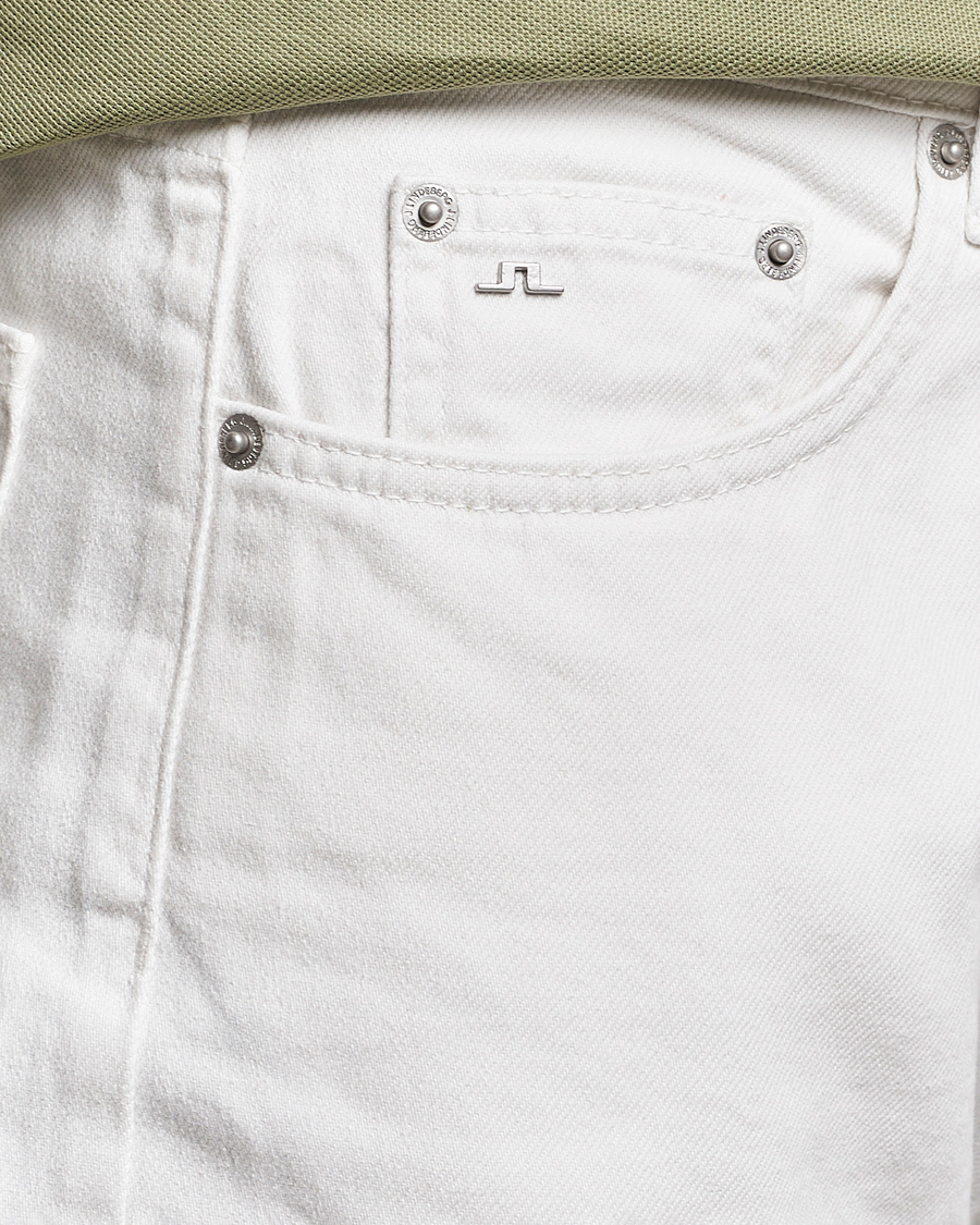 Homme | Jeans | J.Lindeberg | Cody Solid Regular Jeans Cloud White