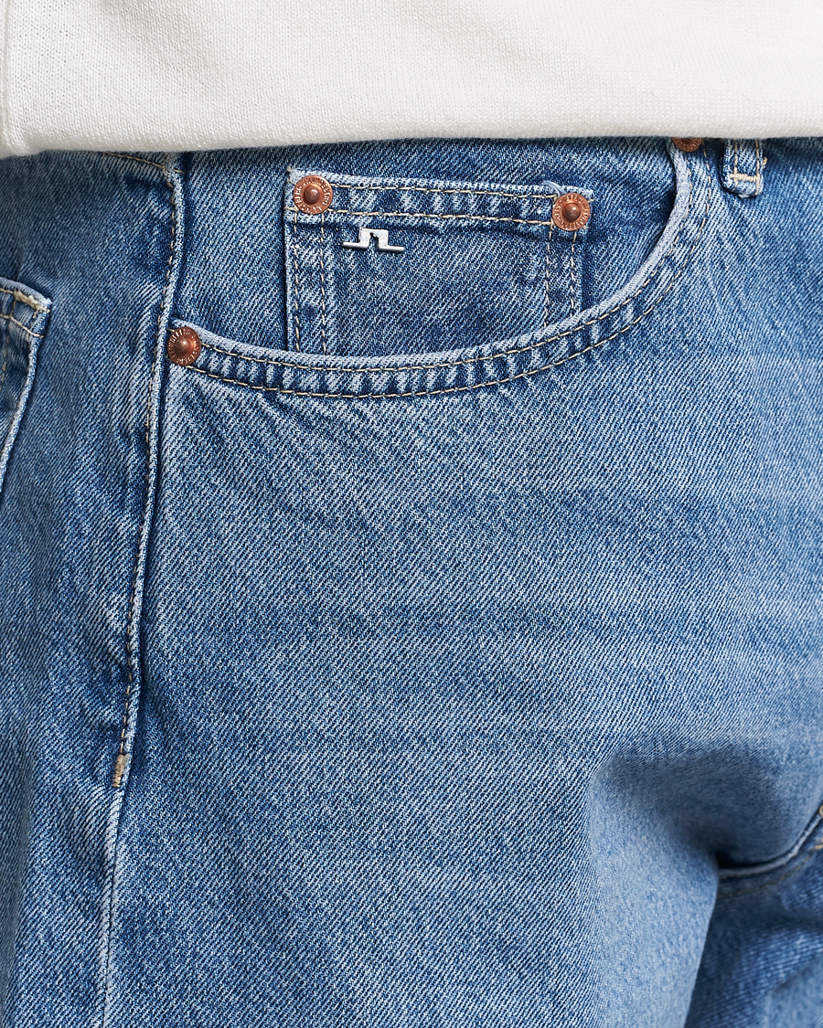 Homme | Jeans | J.Lindeberg | Cody Washed Regular Jeans Light Blue