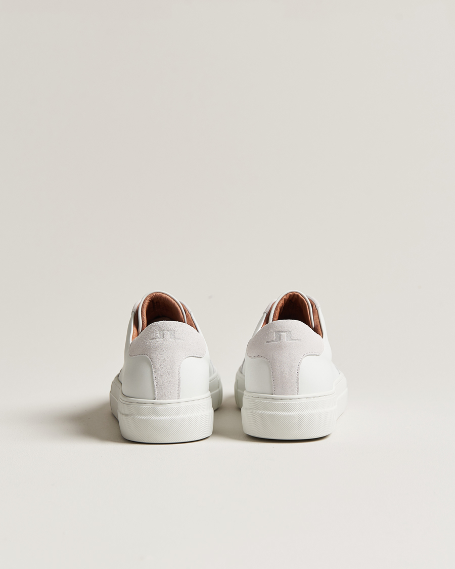 Homme | J.Lindeberg Art Signature Leather Sneaker White | J.Lindeberg | Art Signature Leather Sneaker White