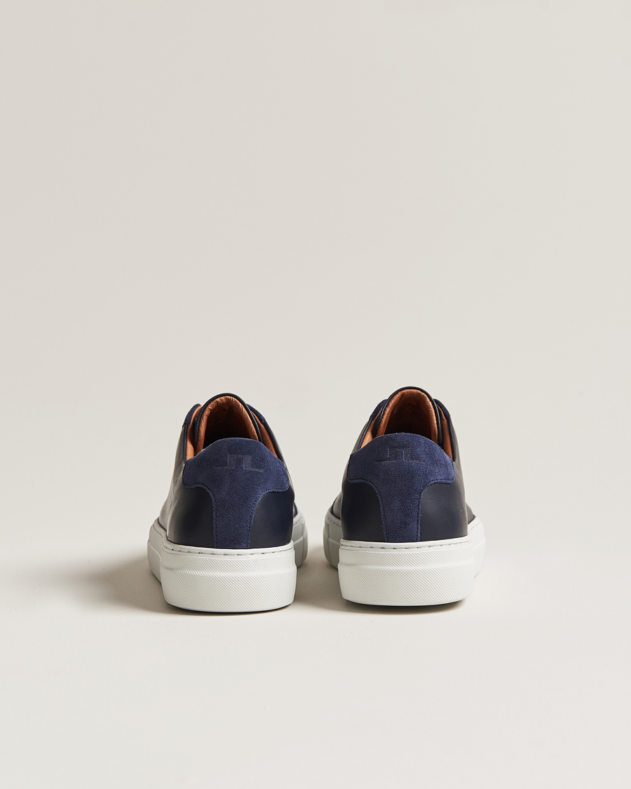 Homme | J.Lindeberg Art Signature Leather Sneaker Navy | J.Lindeberg | Art Signature Leather Sneaker Navy