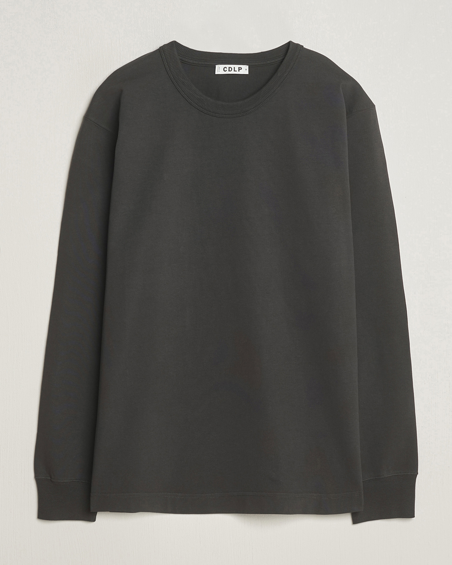 Homme | T-shirts | CDLP | Heavyweight Long Sleeve T-Shirt Charcoal