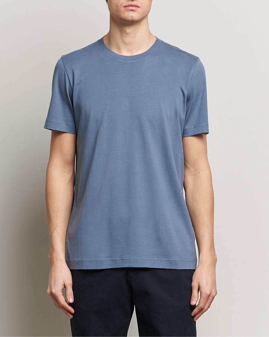 Homme | Sections | CDLP | Crew Neck Tee Steel Blue