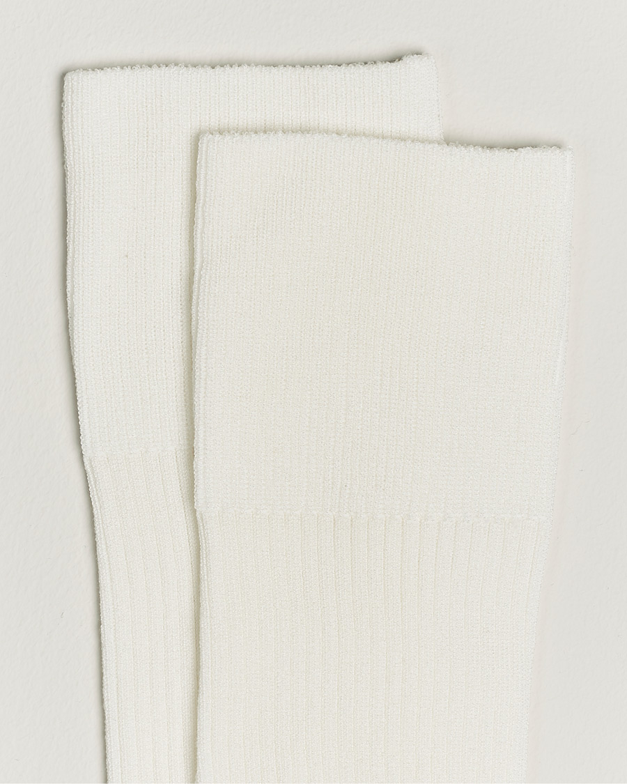 Homme | Chaussettes Quotidiennes | CDLP | Cotton Rib Socks White