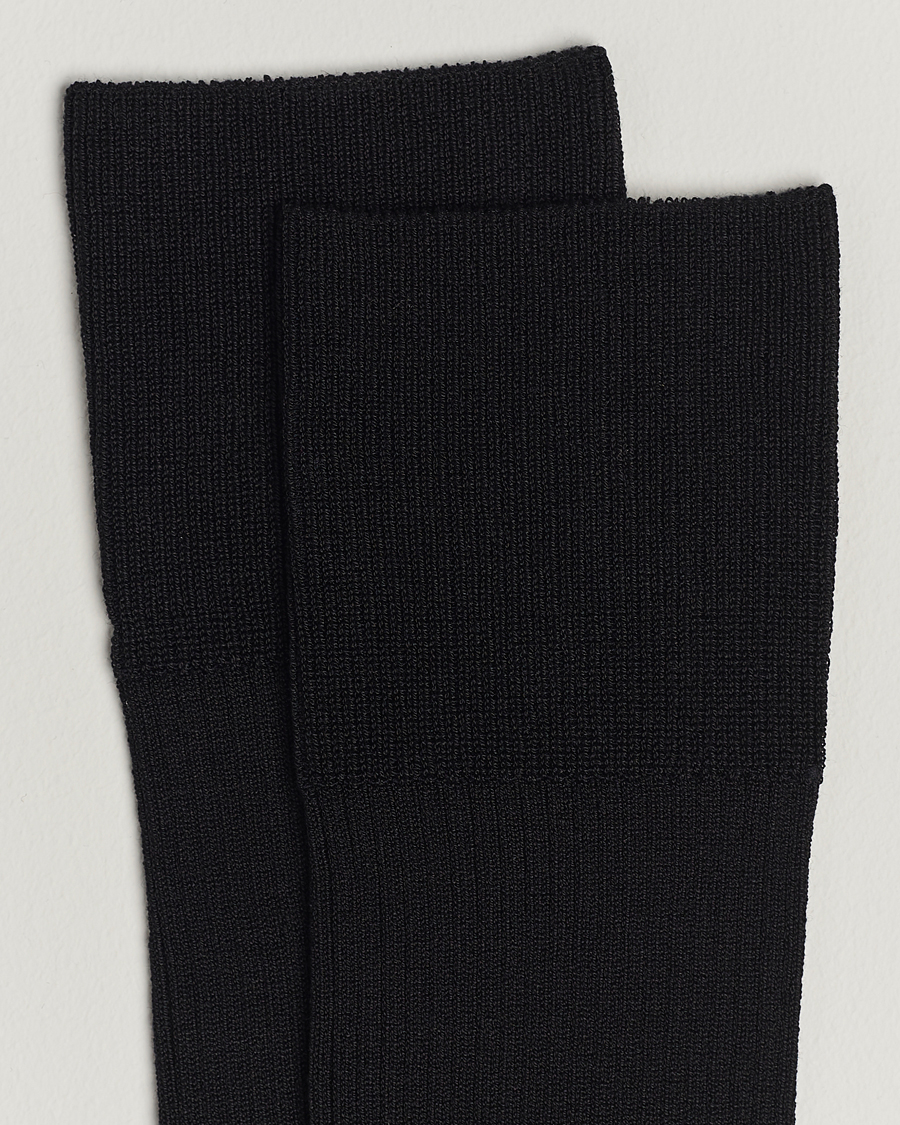 Homme | Chaussettes Quotidiennes | CDLP | Cotton Rib Socks Black