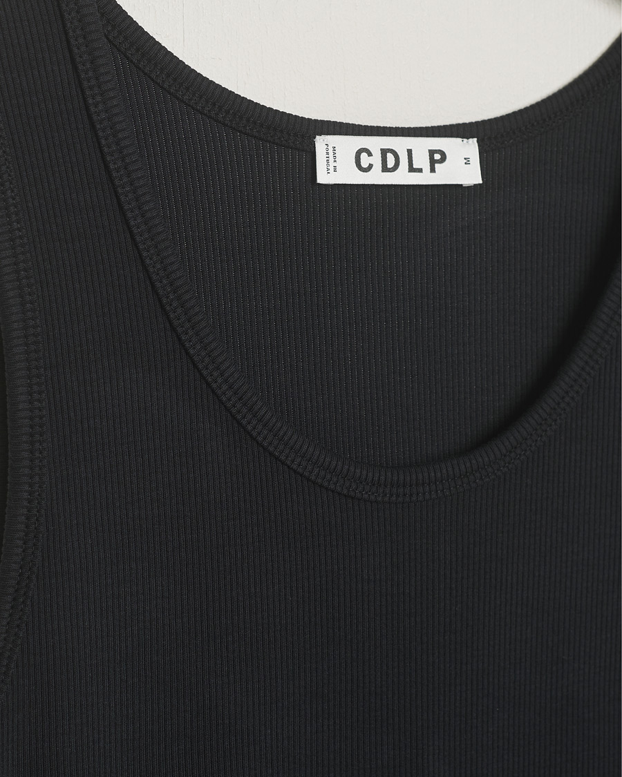 Homme | T-shirts | CDLP | Rib Tank Top Off Black