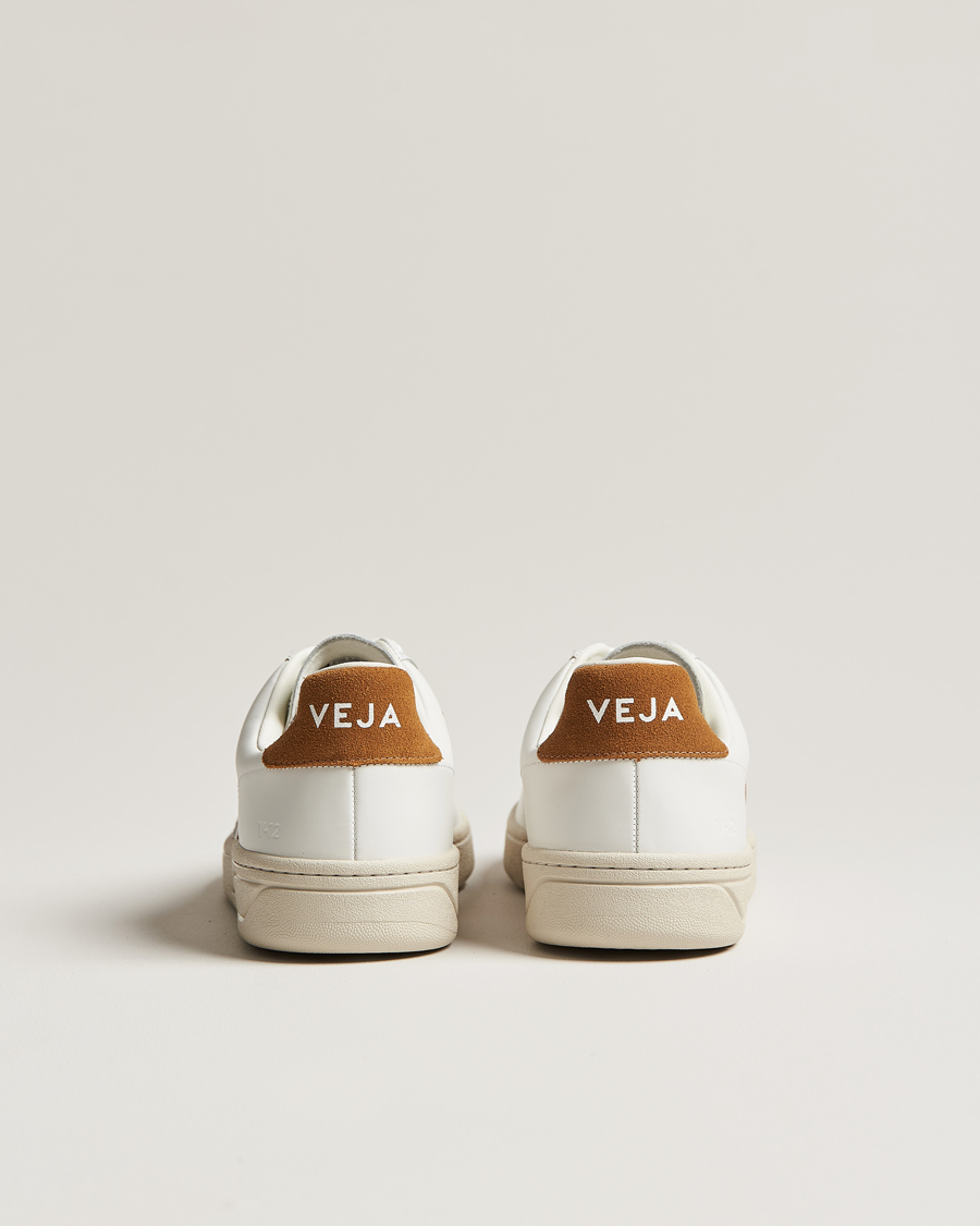 Homme | Veja V-12 Sneaker Extra White/Camel | Veja | V-12 Sneaker Extra White/Camel