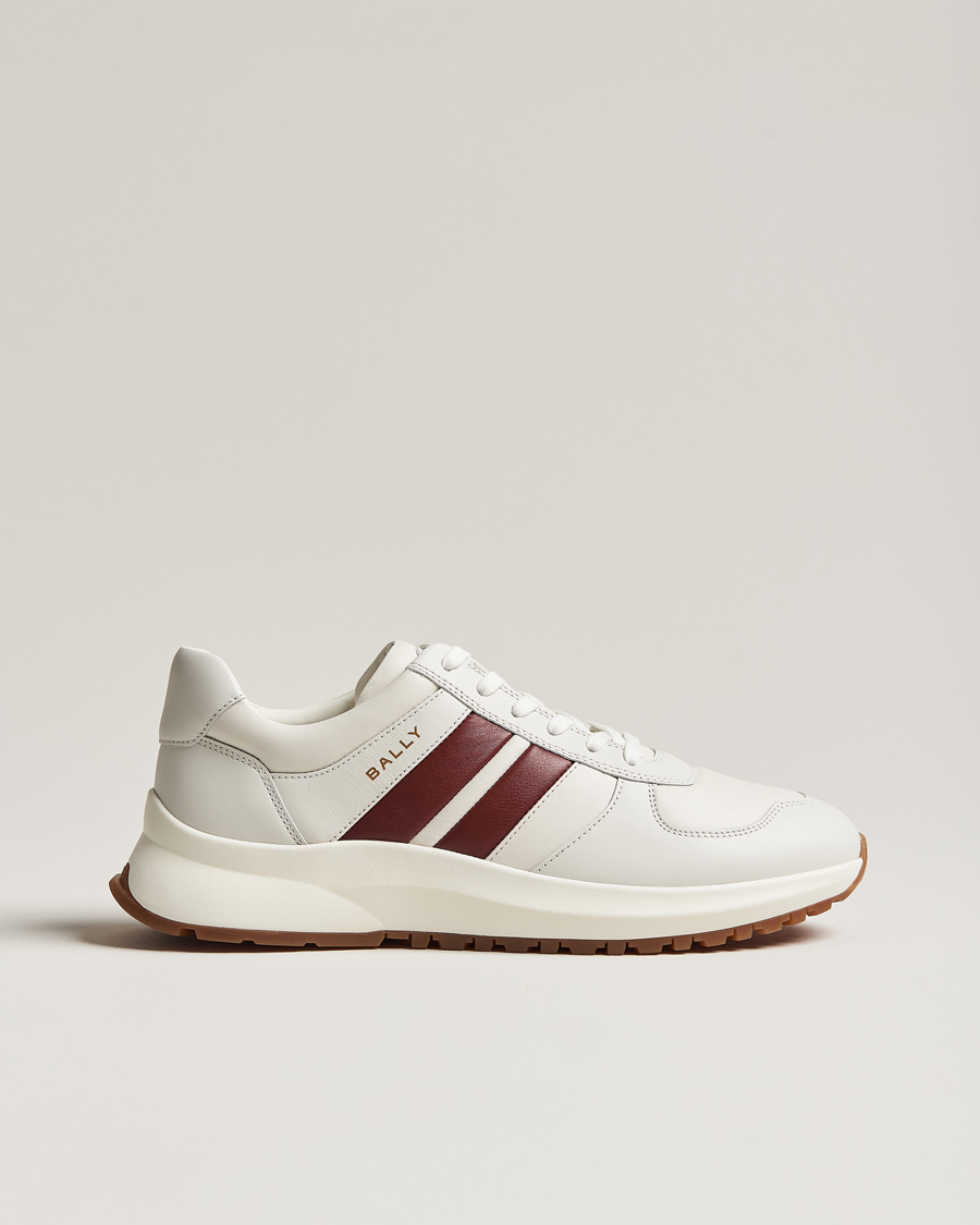 Homme | Bally Darsyl Leather Running Sneaker White | Bally | Darsyl Leather Running Sneaker White