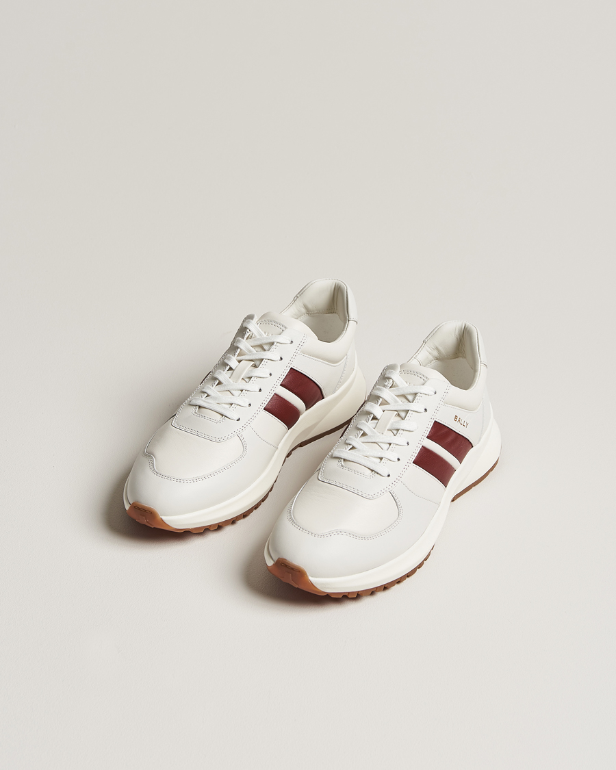 Homme | Baskets Blanches | Bally | Darsyl Leather Running Sneaker White