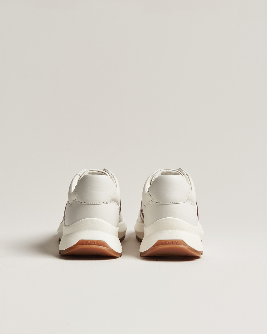 Homme | Bally Darsyl Leather Running Sneaker White | Bally | Darsyl Leather Running Sneaker White