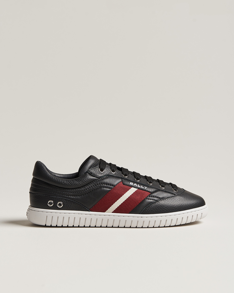 Homme | Bally Palmy Leather Running Sneaker Black | Bally | Palmy Leather Running Sneaker Black