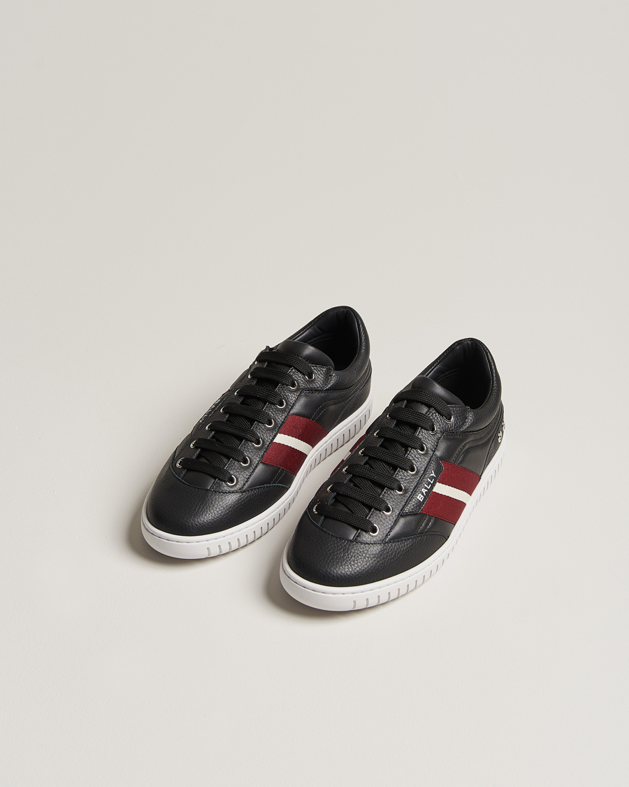 Homme | Bally Palmy Leather Running Sneaker Black | Bally | Palmy Leather Running Sneaker Black