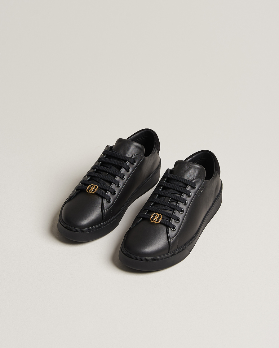 Homme | Baskets Noires | Bally | Ryver Leather Sneaker Black