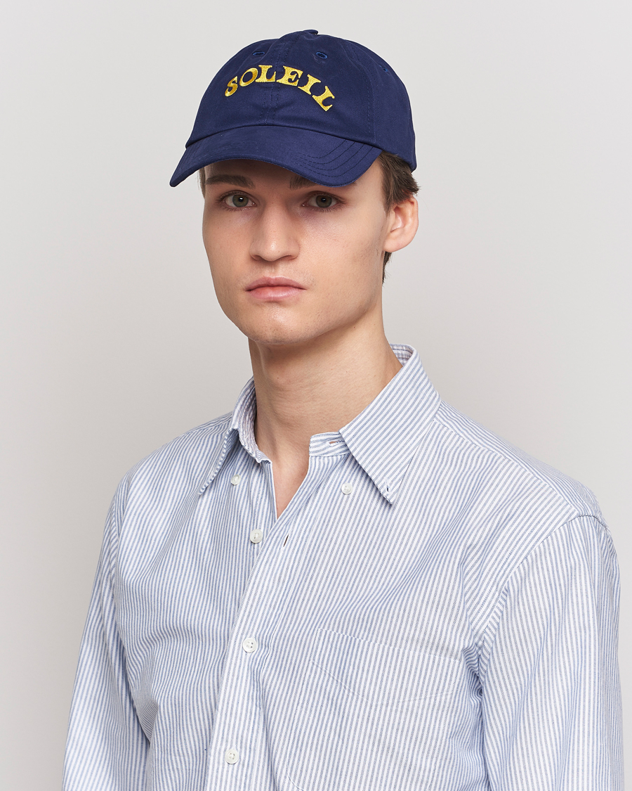 Homme | Drake's Soleil Baseball Cap Navy | Drake's | Soleil Baseball Cap Navy
