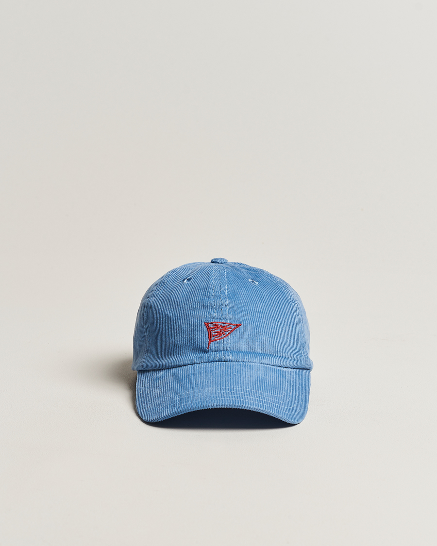 Homme | Drake's Pigeon Flag Baseball Cap Light Blue | Drake's | Pigeon Flag Baseball Cap Light Blue